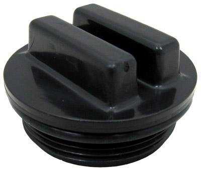 Hayward, 1-1/2" Drain Plug w/O-Ring, Black