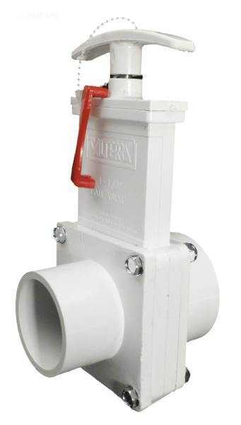 Valterra, 1.5" Skt X Spigot Pvc Gate Valve