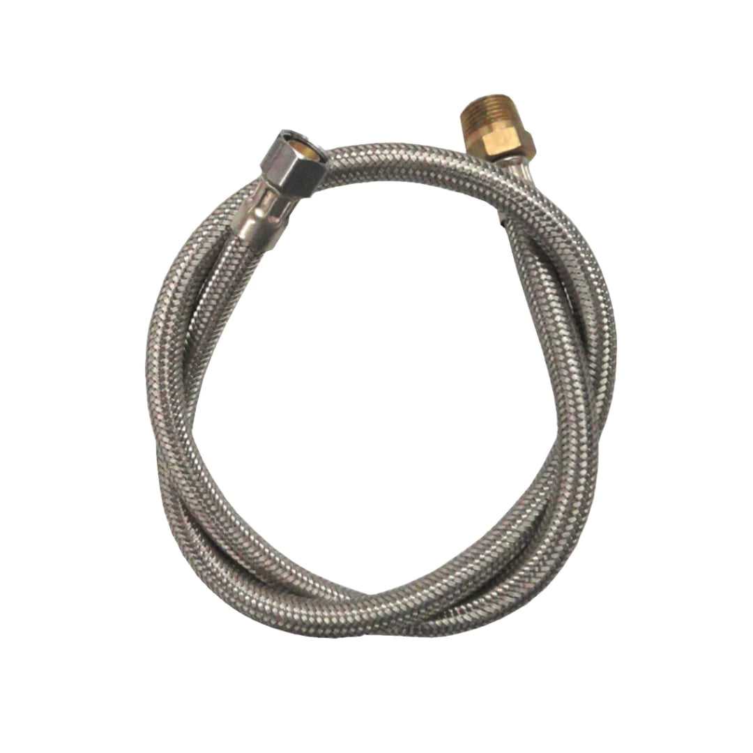 Vita Filters, 1/4" Comp x 3/8" MPT, 36"L Stainless Steel Braided Hose