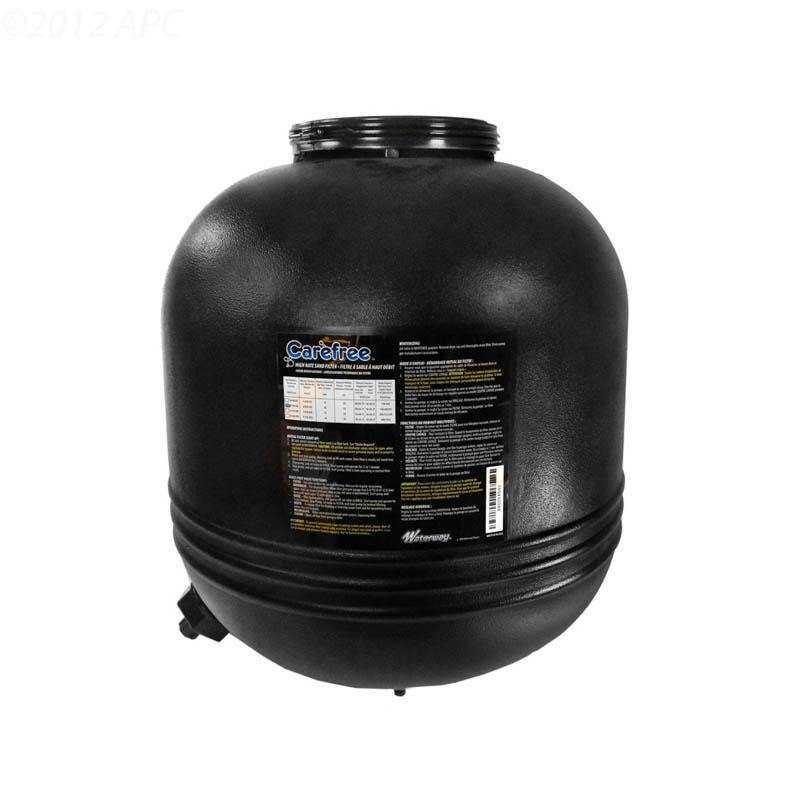 Waterway, 19" Tank w/Threaded Sleeve