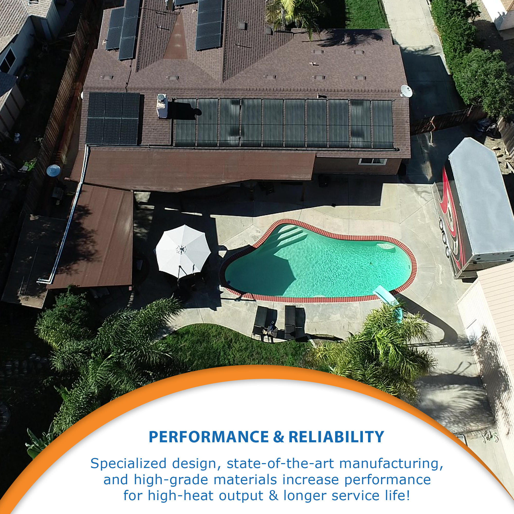 Aquatherm, [2-Pack] SwimEasy High-Performance Solar Pool Heater Panel - Highest Performing Design - 15-20 Year Life Expectancy