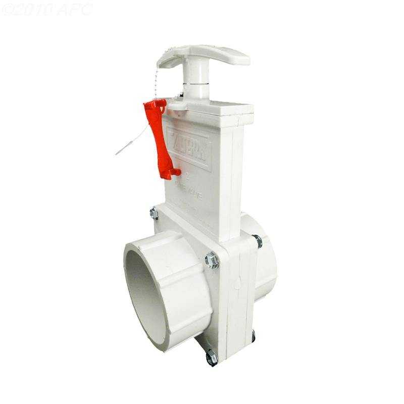 Valterra, 2" SKT PVC GATE VALVE 3 PIECE