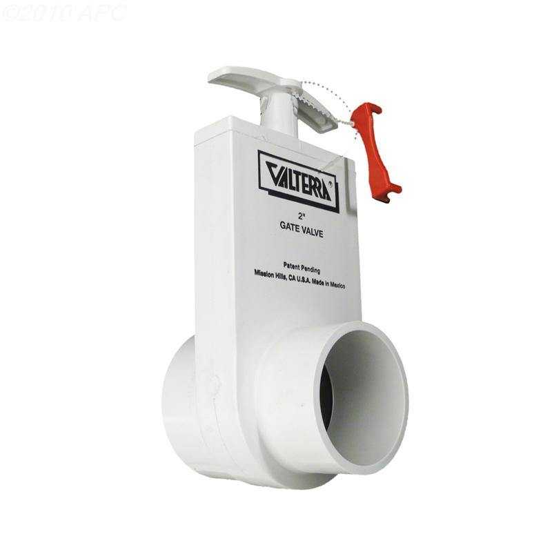 Valterra, 2" Skt X Spigot Gate Valve