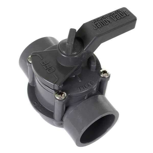 Jandy, 2 port Jandy diverter valve, CPVC, use as 1.5" SKT or 2" SPIGOT