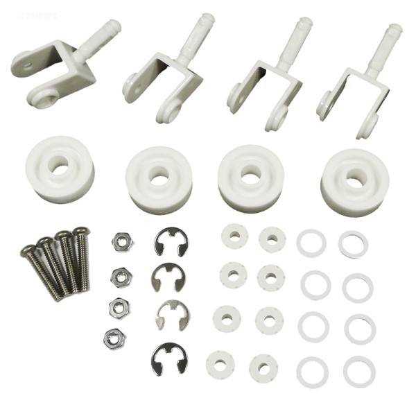 Pentair, #250 Replacement kit, 4 each, #174 wheels, #263 casters, #264 axle assembly, #267 clips