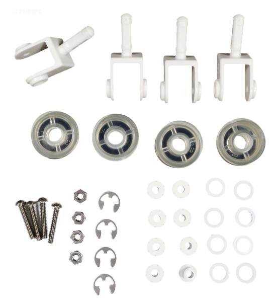 Pentair, #250 Replacement kit, 4 each, #177 wheels, #263 casters, #264 axle assembly, #267 clips