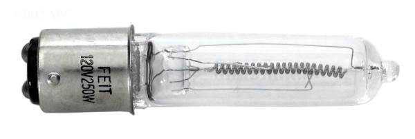 APC, 250W 120V Quartz Halogen Twist Lock bulb, Bayonet Style