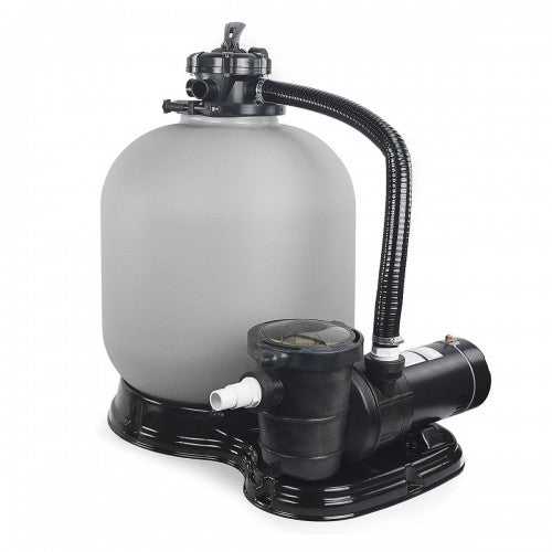 XtremepowerUS, Above Ground Swimming Pool Pump 4500GPH 19" Sand Filter +1.5HP intex compatible