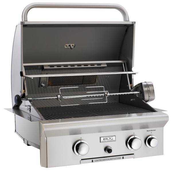 American Outdoor Grill, American Outdoor Grill 24" L Series Built-In Natural Gas Grill w/ Rotisserie