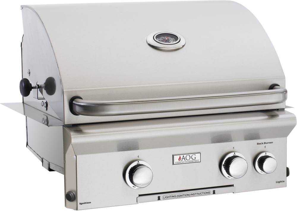 American Outdoor Grill, American Outdoor Grill 24" L Series Built-In Natural Gas Grill w/ Rotisserie