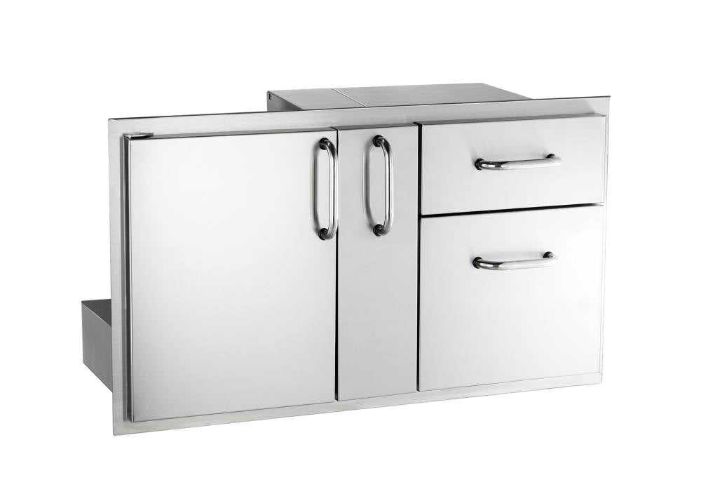 American Outdoor Grill, American Outdoor Grill Access Door w/Double Storage Drawer and Plate Storage - 36"