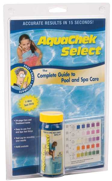 AquaChek, AquaChek Select 7 In 1 Pool & Spa Test Strips Kit - 50 Per Bottle