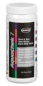 AquaChek, AquaChek Silver 7-Way Pool & Spa Test Strips - 100 Per Bottle