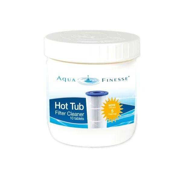 AquaFinesse, AquaFinesse Hot Tub and Spa Filter Cleaner - 10 Tablets