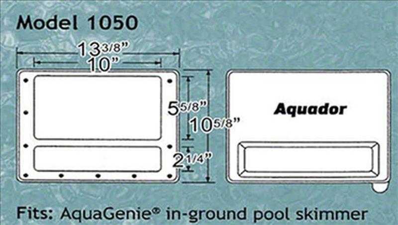 Aquador, Aquador Lid - AquaGenie Skimmer