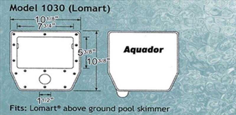 Aquador, Aquador Lid - Lomart Skimmer