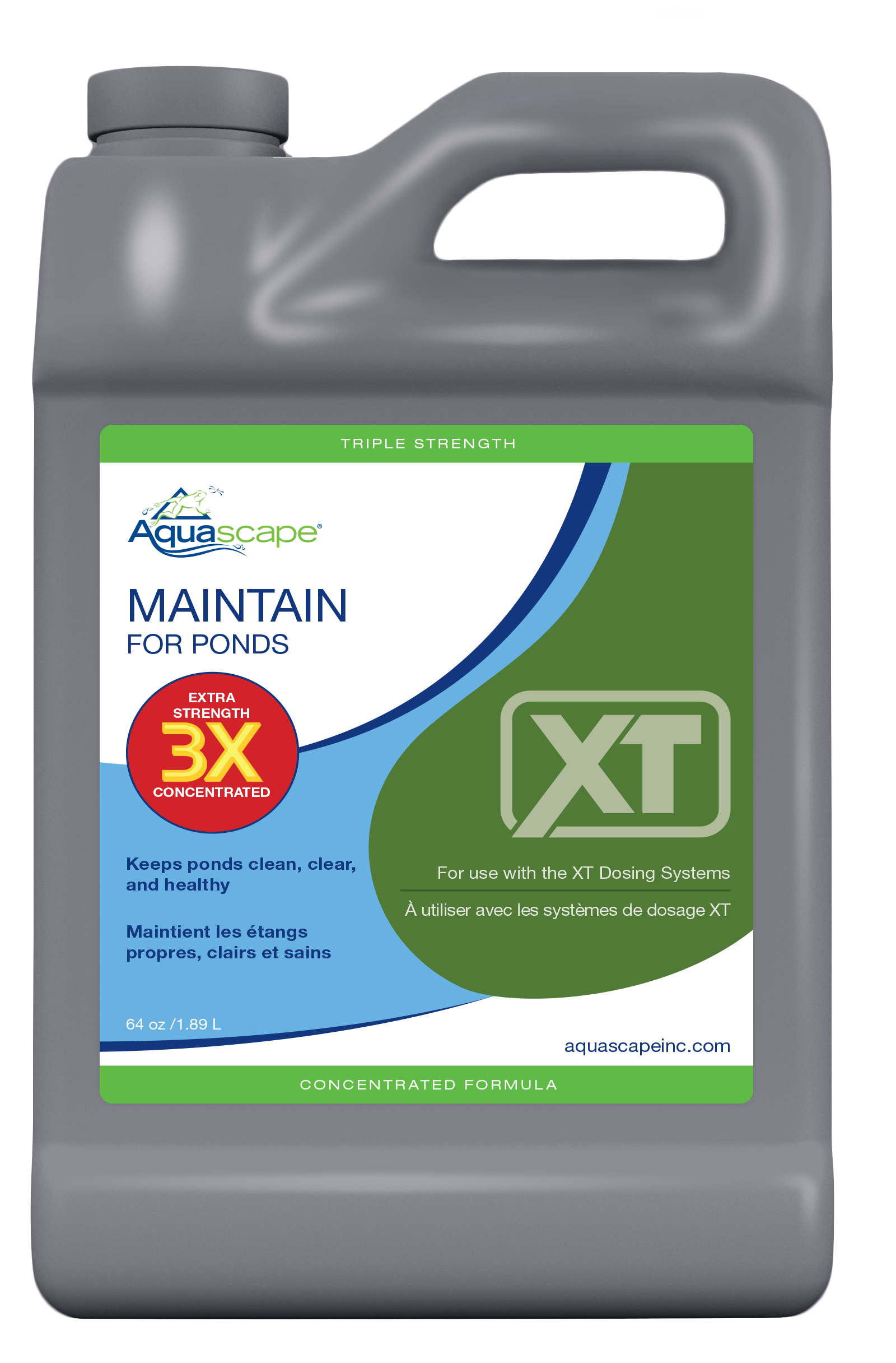 Aquascape, Aquascape 3X Maintain for Ponds XT - 64 oz