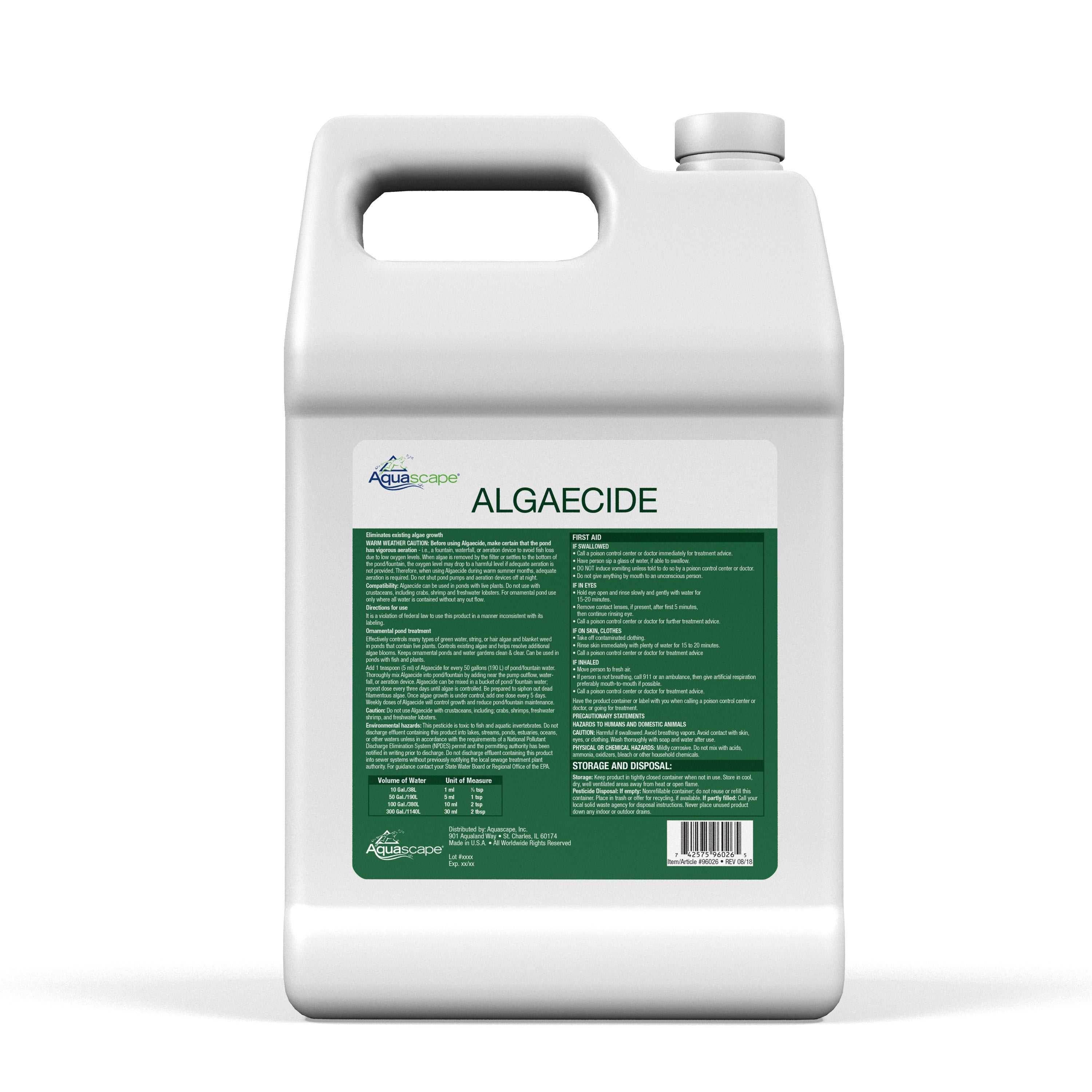 Aquascape, Aquascape Algaecide - 1 gal / 3.78 L