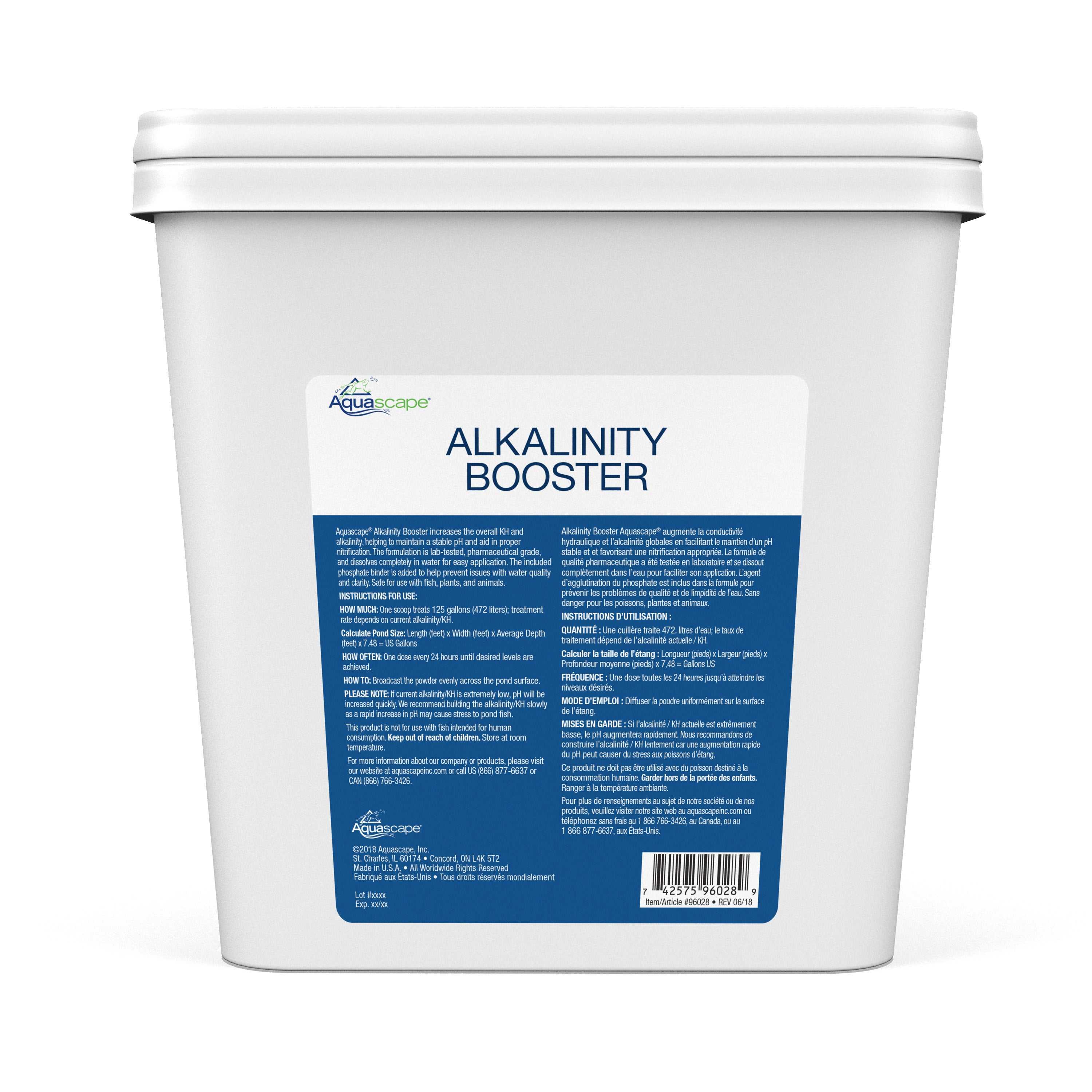 Aquascape, Aquascape Alkalinity Booster With Phosphate Binder - 9Lb / 4.08Kg