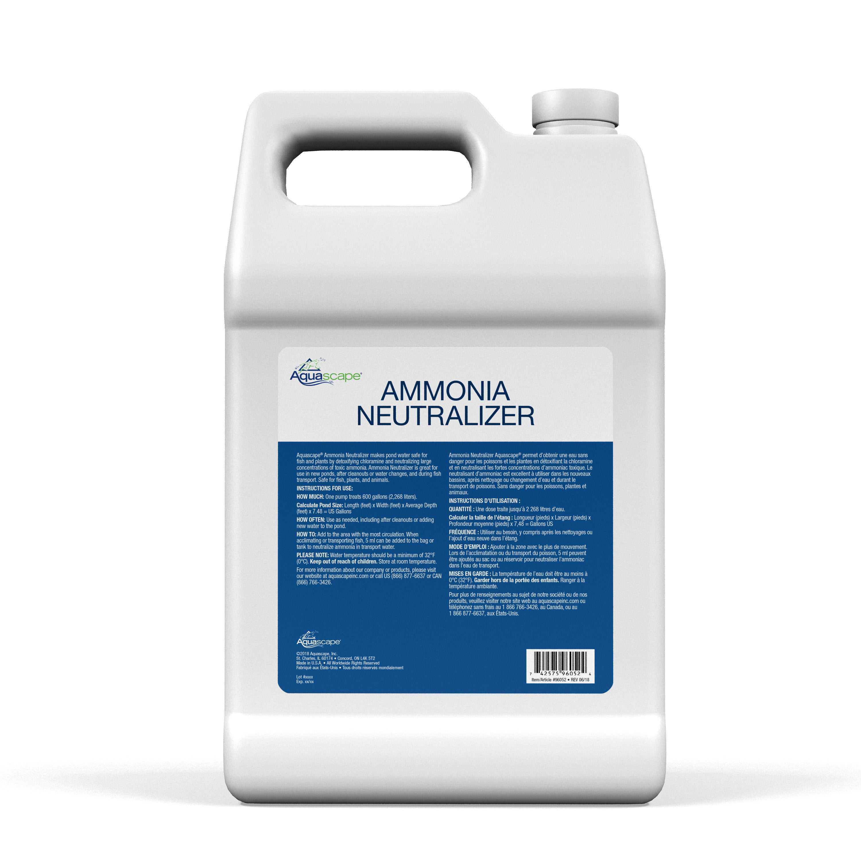 Aquascape, Aquascape Ammonia Neutralizer - 1 gal / 3.78 L