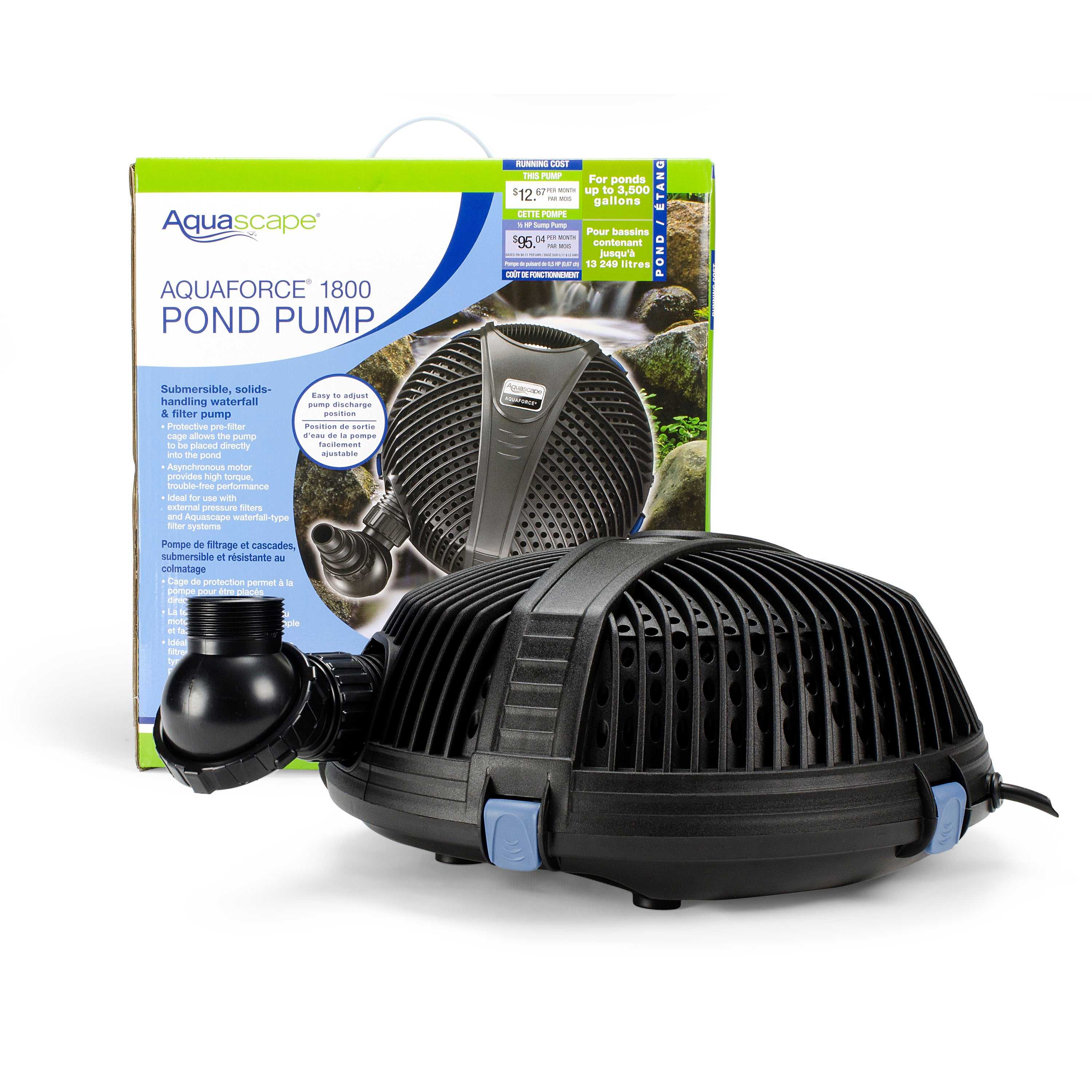 Aquascape, Aquascape AquaForce?« 1800 Solids-Handling Pond Pump