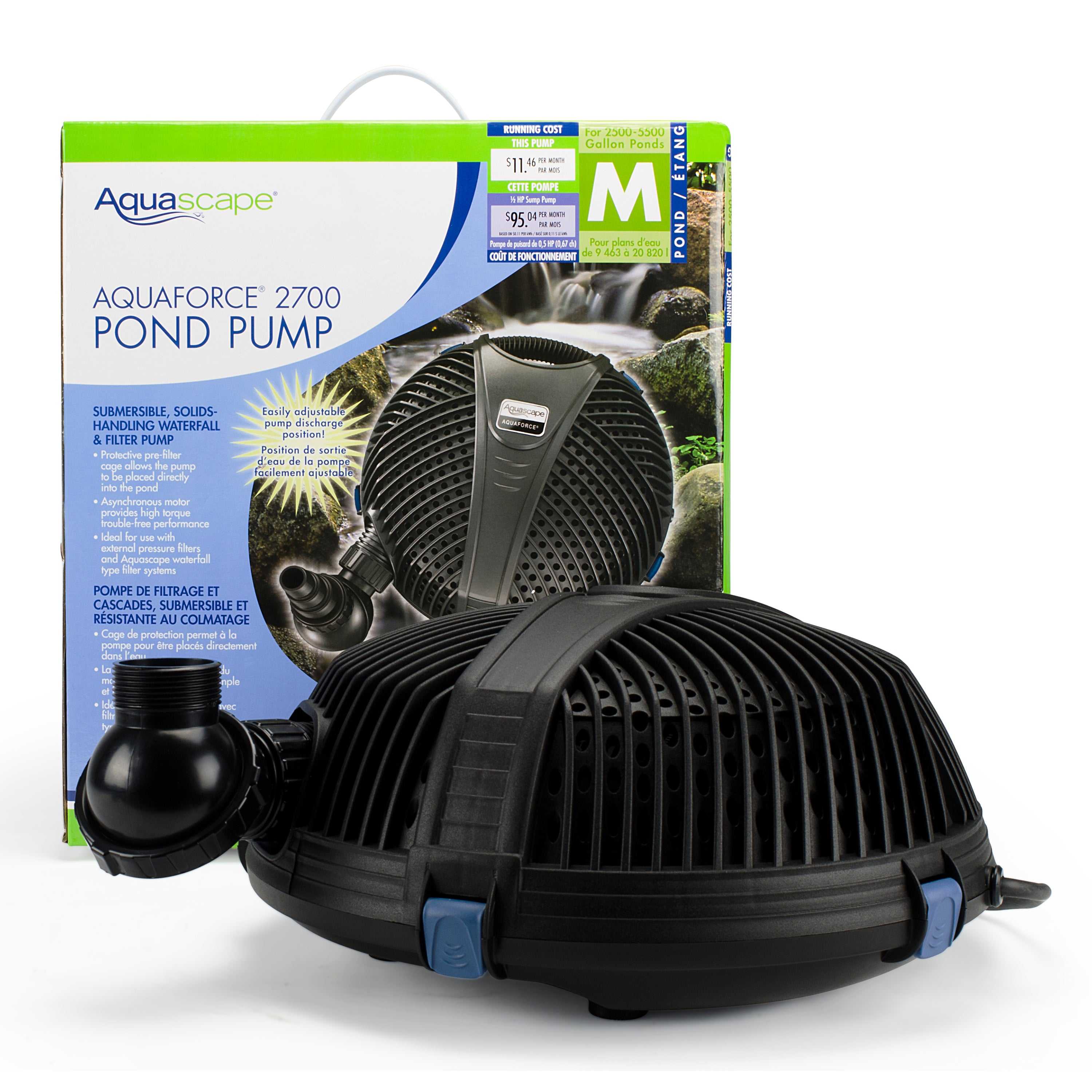 Aquascape, Aquascape AquaForce?« 2700 Solids-Handling Pond Pump