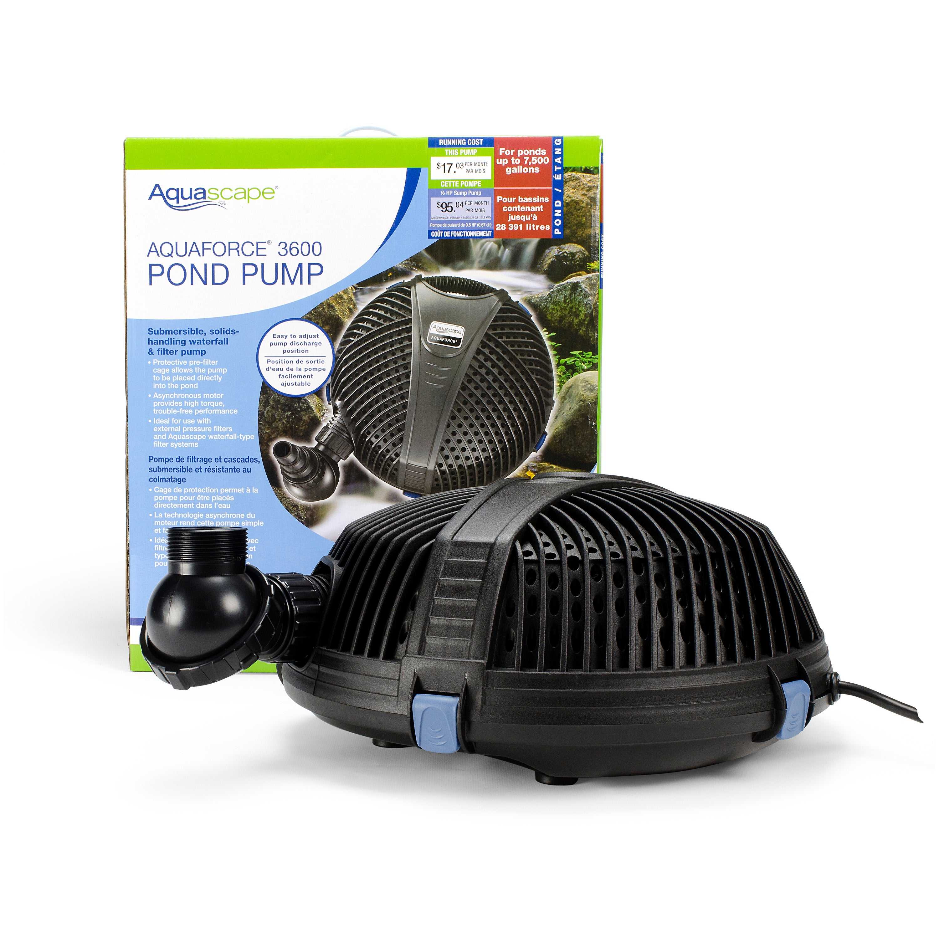 Aquascape, Aquascape AquaForce?« 3600 Solids-Handling Pond Pump