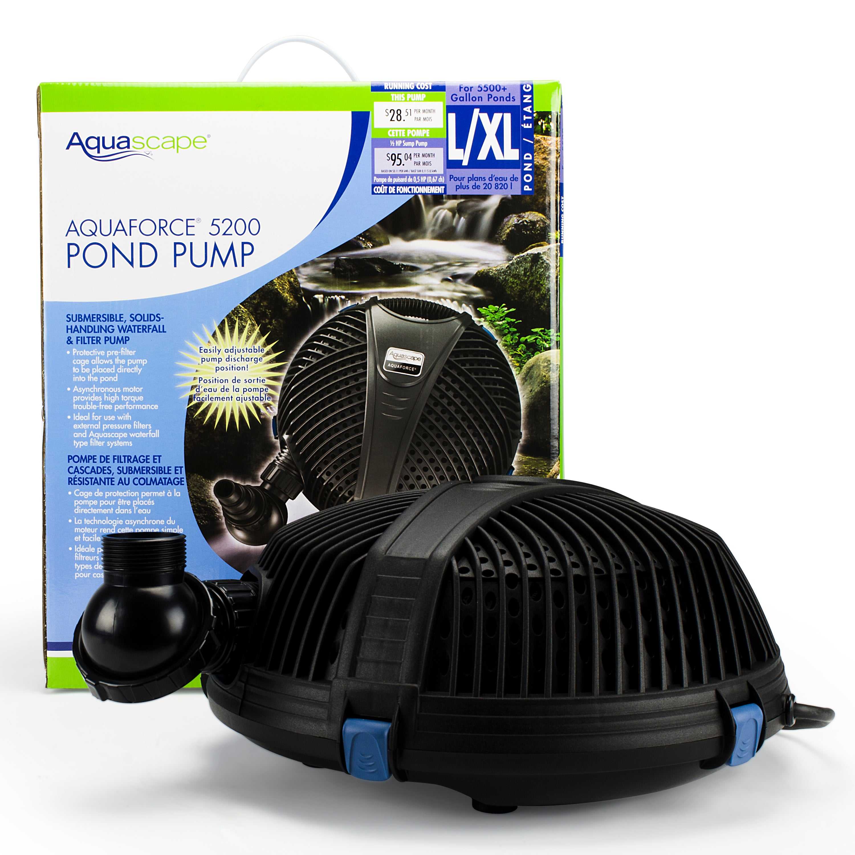 Aquascape, Aquascape AquaForce?« 5200 Solids-Handling Pond Pump