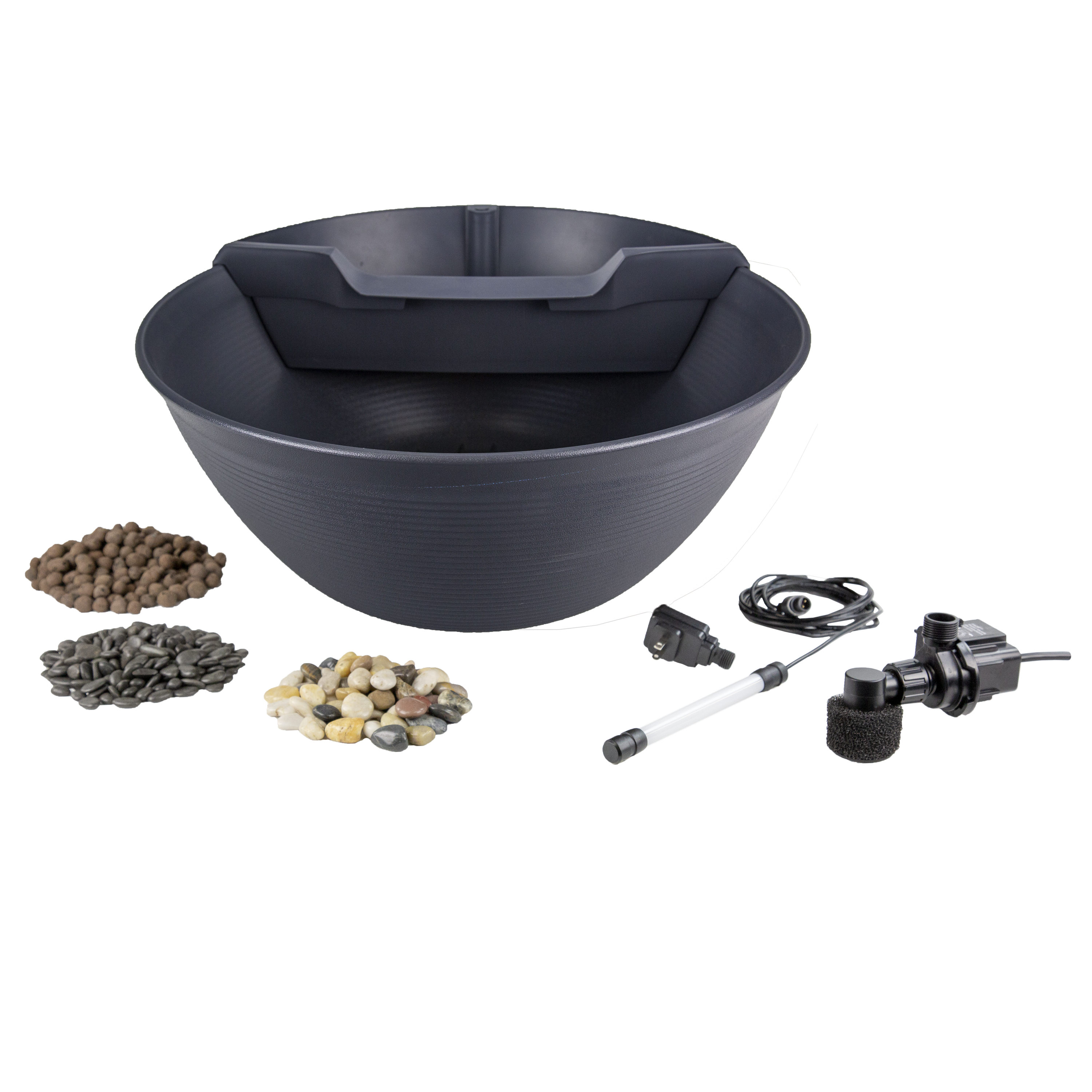 Aquascape, Aquascape AquaGarden Mini Pond Kit - Steel Gray