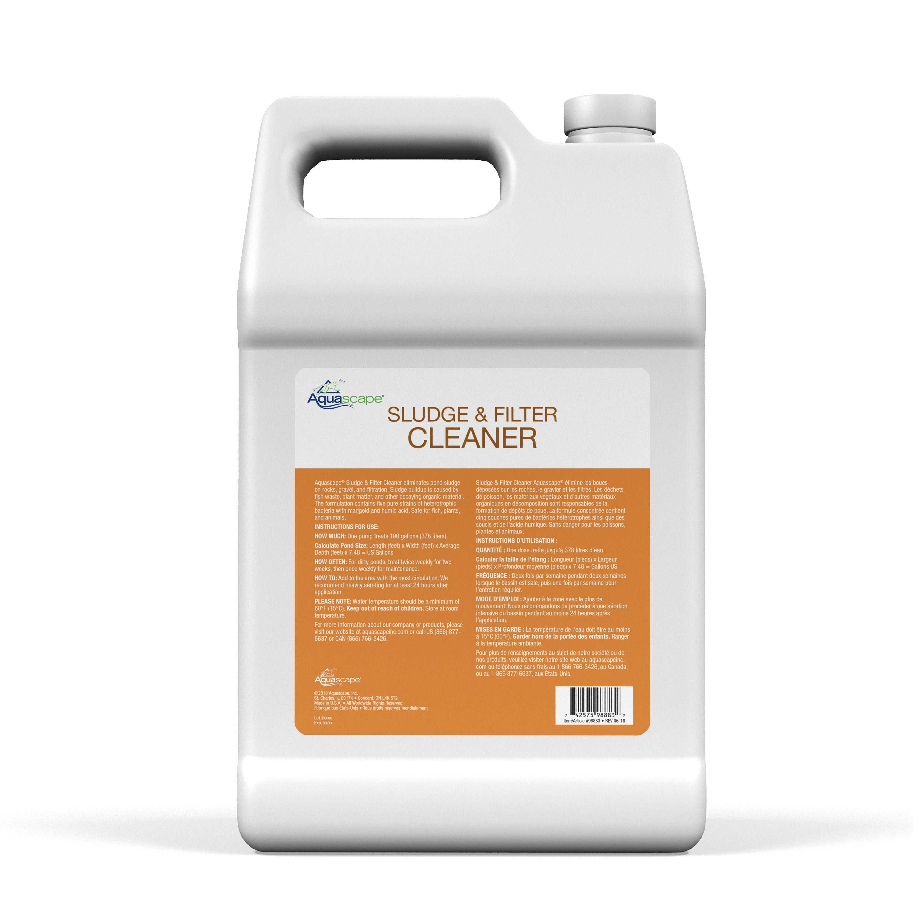 Aquascape, Aquascape Sludge & Filter Cleaner - 1 gal / 3.78 L