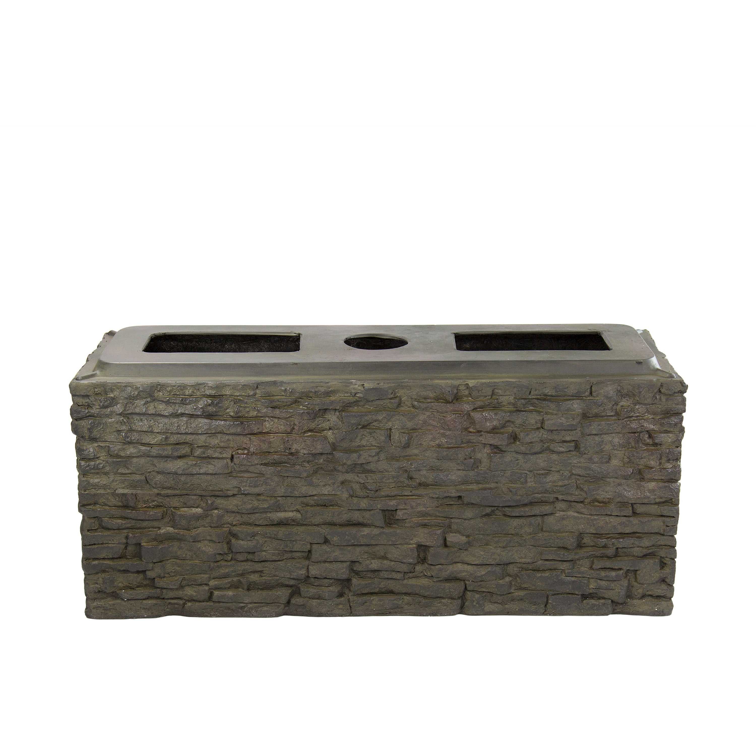 Aquascape, Aquascape Small Straight Stacked Slate Wall Base