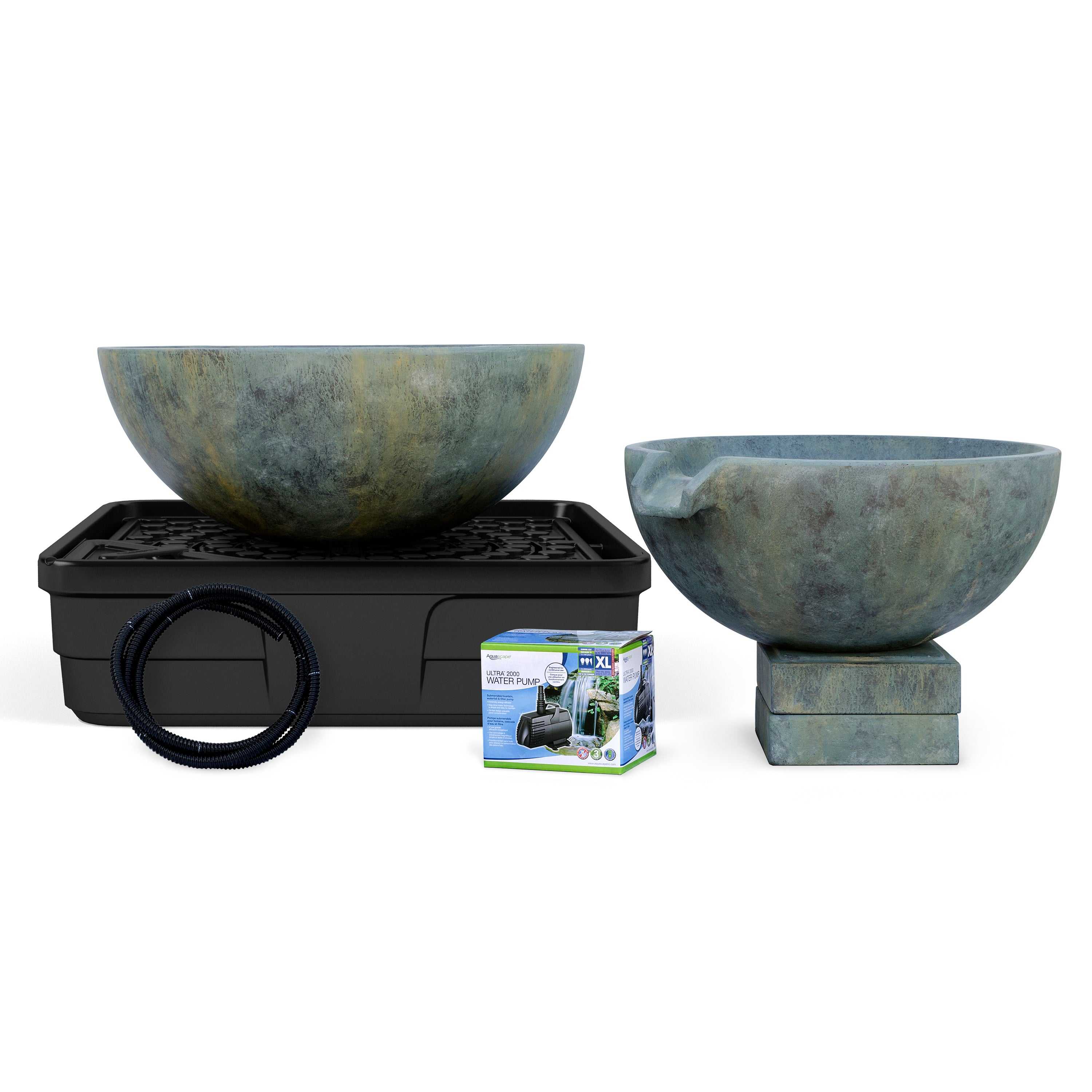 Aquascape, Aquascape Spillway Bowl And Basin Landscape Fountain Kit