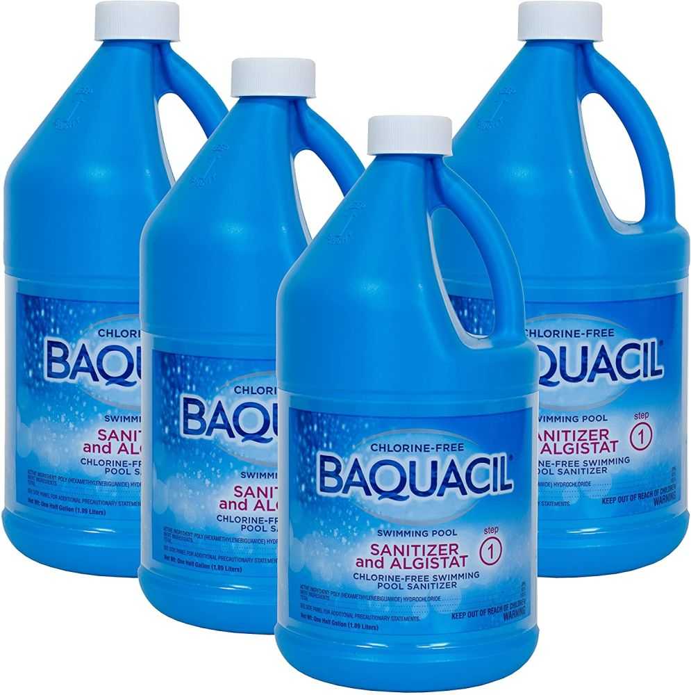 Baquacil, Baquacil Sanitizer and Algistat 1/2 gal x 4 - 1 Case