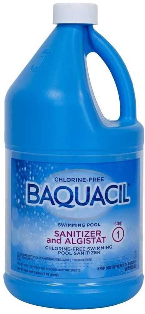 Baquacil, Baquacil Sanitizer and Algistat - 1/2 gal