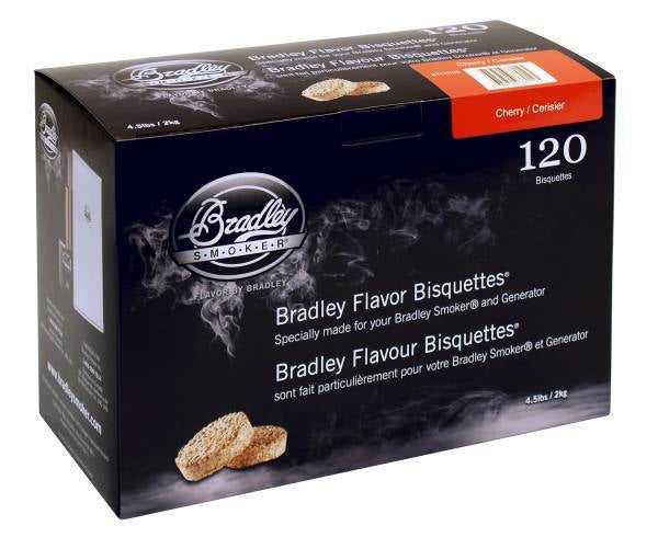 Bradley Smoker, Bradley Smoker Bisquettes 120 Pack - Cherry