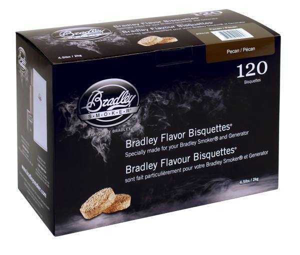 Bradley Smoker, Bradley Smoker Bisquettes 120 Pack - Pecan