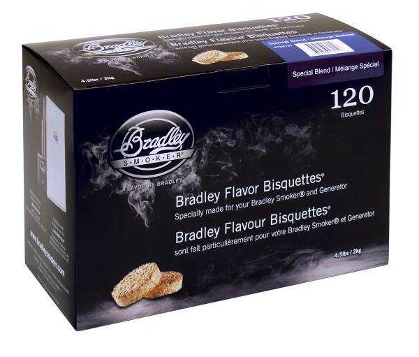 Bradley Smoker, Bradley Smoker Bisquettes 120 Pack - Special Blend