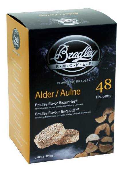 Bradley Smoker, Bradley Smoker Bisquettes 48 Pack - Alder