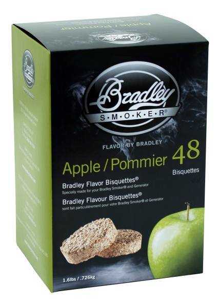 Bradley Smoker, Bradley Smoker Bisquettes 48 Pack - Apple