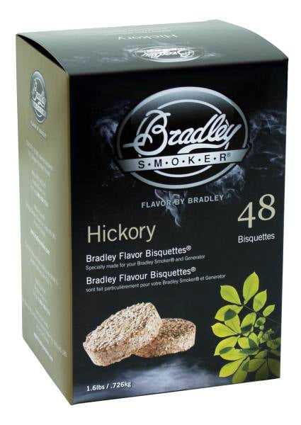 Bradley Smoker, Bradley Smoker Bisquettes 48 Pack - Hickory