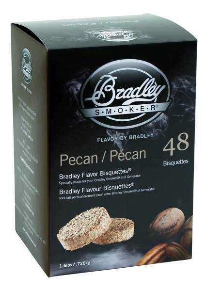 Bradley Smoker, Bradley Smoker Bisquettes 48 Pack - Pecan