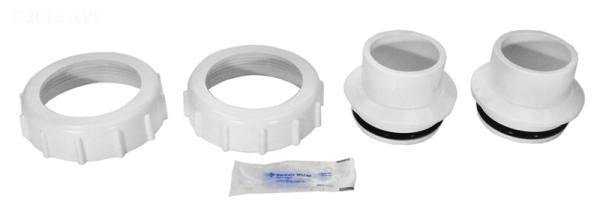 Pentair, Bulkhead union, 1-1/2" x 2" set, white (b)