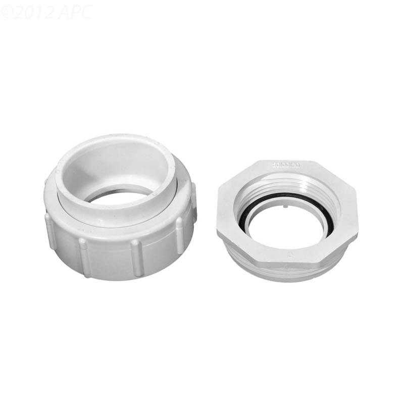 Aqua-Flo, Compression Fitting, 2" w/Adapter, 1-1/2" x 2"