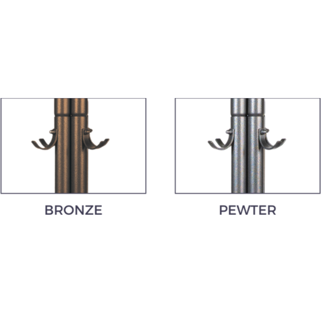 Cover Valet, Cover Valet Spa Side Towel Tree Outdoor Towel Rack - Bronze