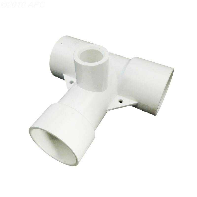 Waterway, DOUBLE TEE 1 1/2"S BODY ASSY - WHITE