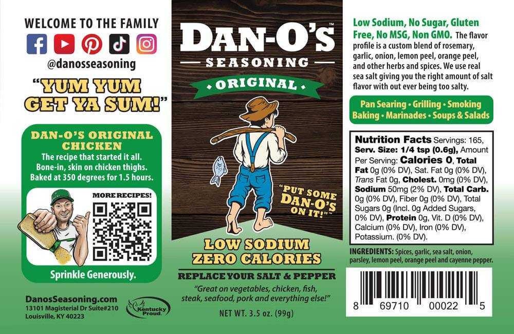 Dan-O's Seasoning, Dan-O's Original Seasoning 20 oz.