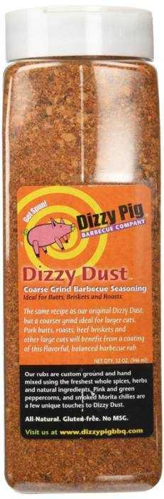 Dizzy Pig BBQ Company, Dizzy Pig Dizzy Dust Coarse Grind BBQ Rub - Quart