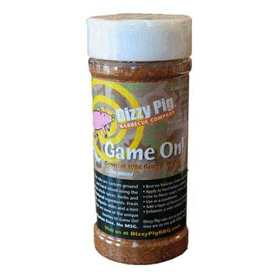 Dizzy Pig BBQ Company, Dizzy Pig Game On BBQ Rub - 6.2 oz