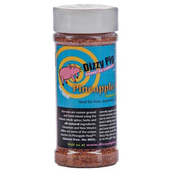 Dizzy Pig BBQ Company, Dizzy Pig Pineapple Head Sweet Tropical BBQ Rub - 8 oz