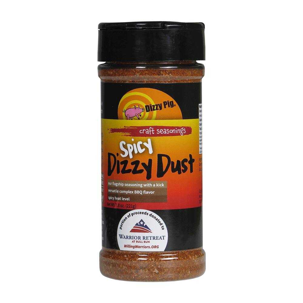 Dizzy Pig BBQ Company, Dizzy Pig Spicy Dizzy Dust BBQ Rub - 8 oz